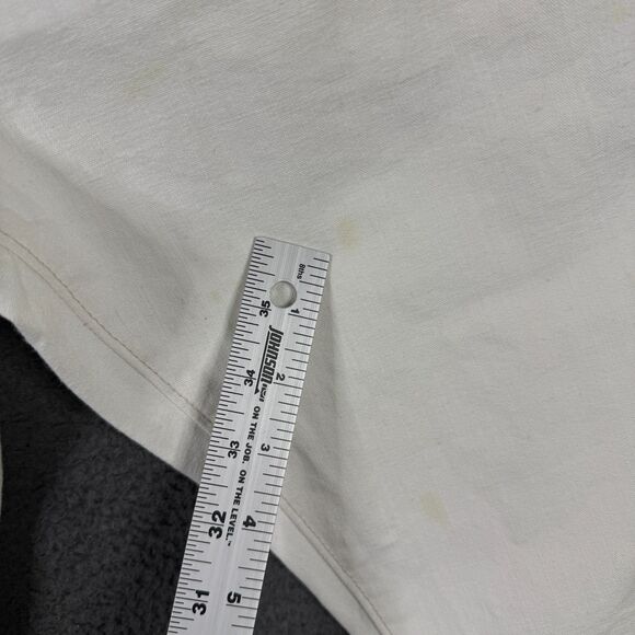 J Crew Jeans Mens 33x32 White 484 Slim Fit Selvedge Denim Button Fly - Picture 9 of 16